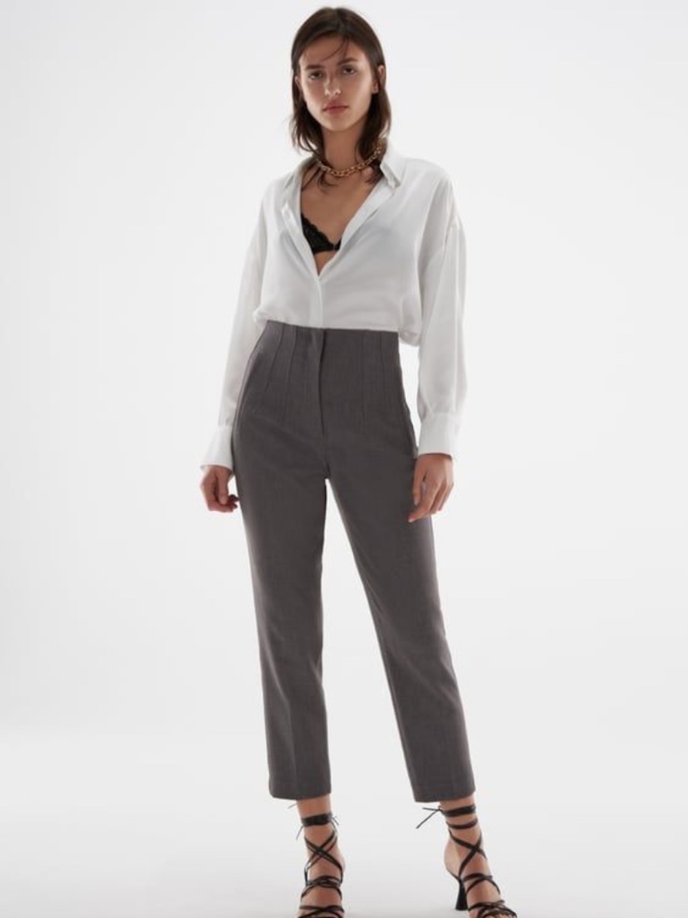 ZARA High Waisted Pants Size M Viral Blogger Favorite